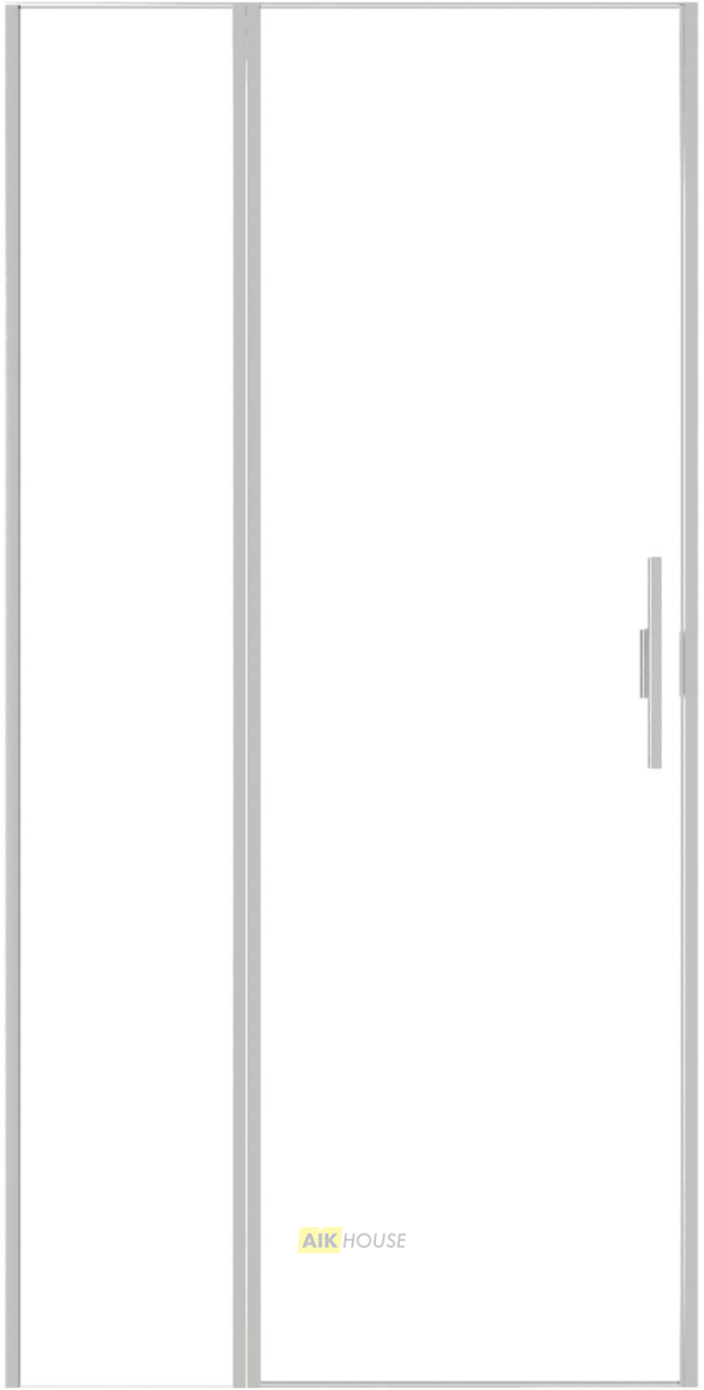 Душевая дверь Allen Brau Priority 100 3.31029.BA серебро браш