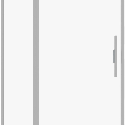 Душевая дверь Allen Brau Priority 90 3.31026.BA серебро браш
