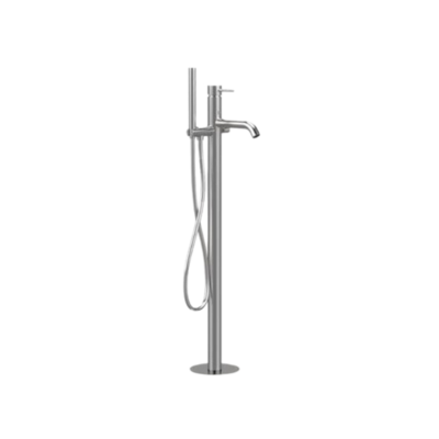 Смеситель для ванны с душем Remer X Style INOX SSX08, нержавеющая сталь