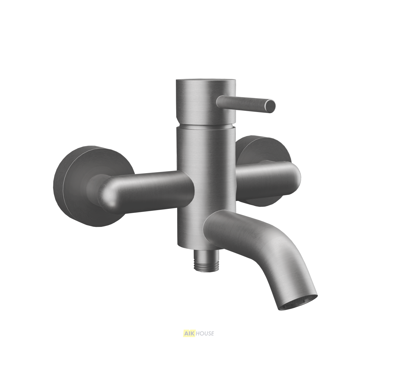 Смеситель для ванны с душем Remer X Style X05NP, никель брашированный