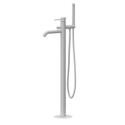Смеситель для ванны с душем Remer X Style X08BO, белый матовый
