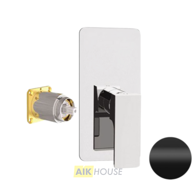 Смеситель для душа Remer Absolute AU30KBNO, чёрный матовый