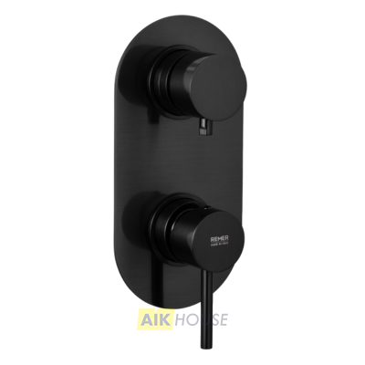 Смеситель для душа Remer X Style X92KBCFP, чёрный брашированный хром