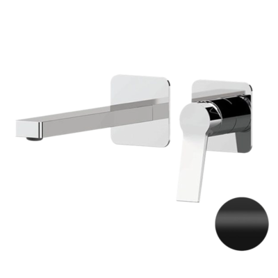 Смеситель для раковины Remer Slash SL15PLNO, черный матовый
