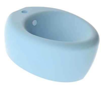 Биде подвесное GSG Ceramic Design Touch TOBISO023, голубой матовый