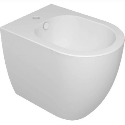 Биде приставное GSG Ceramic Design Like LKBI01000, белый глянцевый