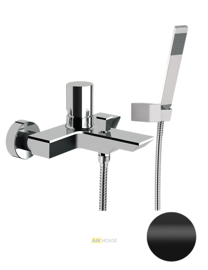 Смеситель для ванны Remer Edge EG502NO, черный