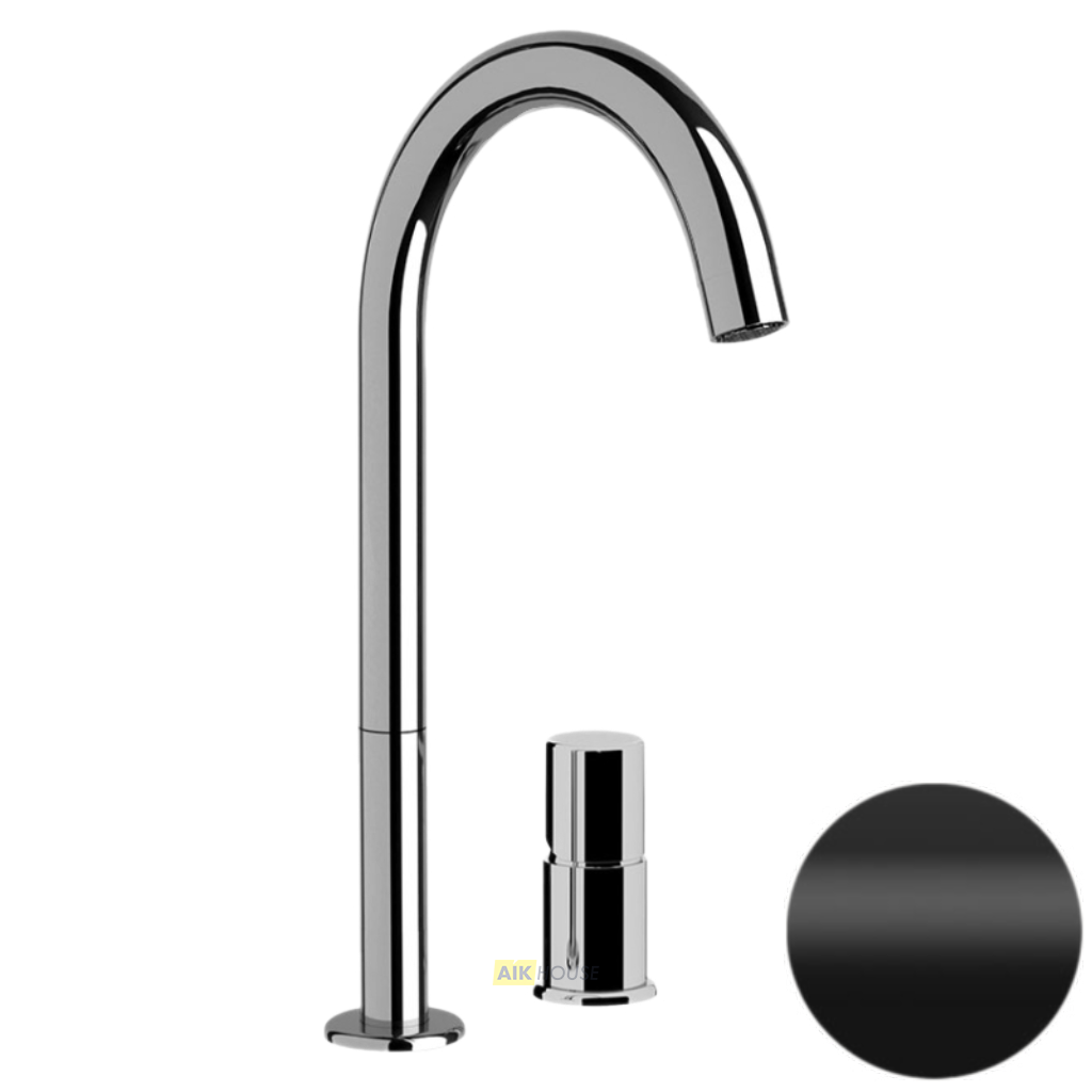 Смеситель для раковины Daniel Trilogy TG655L15, чёрный матовый