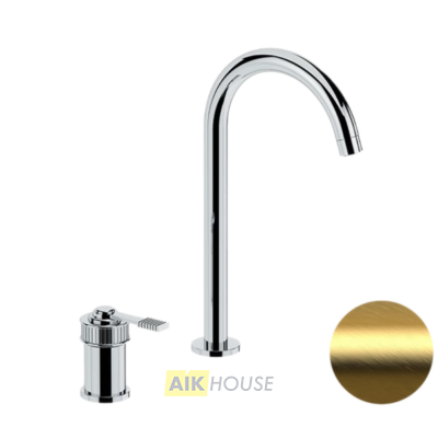 Смеситель для раковины Remer Atelier AL57LBG, золото