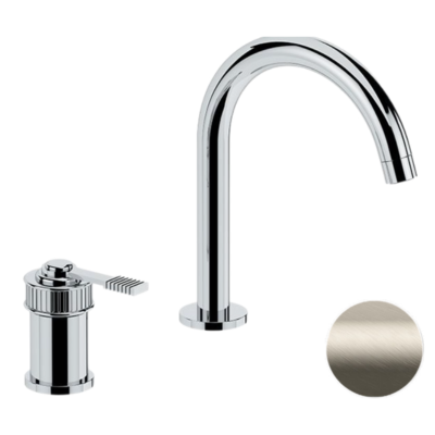 Смеситель для раковины Remer Atelier AL57XV, сталь
