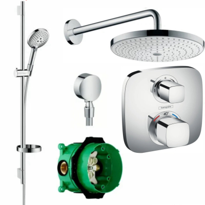 Душевой комплект встраиваемый Hansgrohe Raindance Select S 240 2jet 26466000+26630000+27506000+15708000+1800180