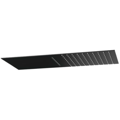 Верхний душ настенный 50x25 см Remer 350UFCANOX, черный матовый
