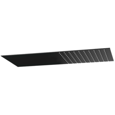 Верхний душ настенный 50x25 см Remer 350UFNOX, черный матовый