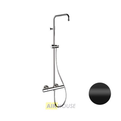 Душевая система термостатическая Remer Elegance EQ32ASSDNO, черный матовый