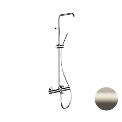 Душевая система термостатическая с изливом Remer Elegance EQ34A7MMSSOFXV, сталь