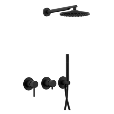 Душевой комплект Remer X Style X96S02NO, черный матовый