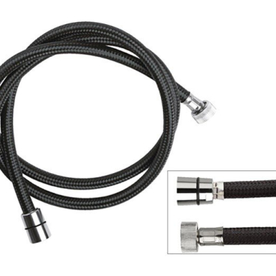 Шланг для душа ПВХ 150 см Remer 332CNNY150, черный