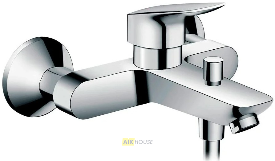 Смеситель для ванны и душа Hansgrohe Logis, 71400000, хром