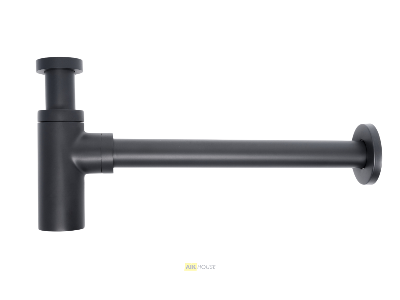 Сифон для раковины Gid G-74BL  75503S черный матовый