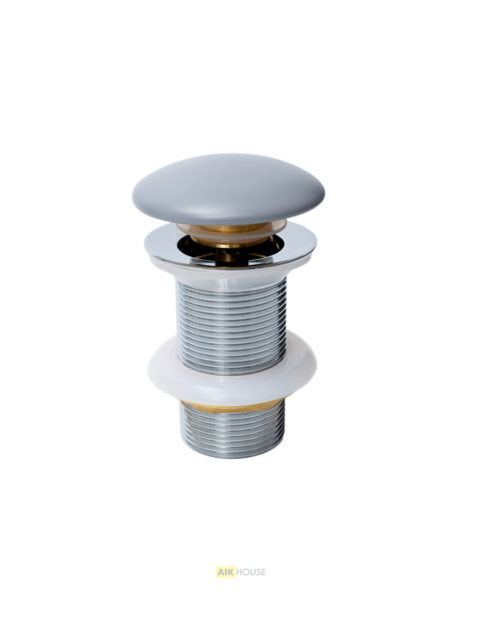 Донный клапан Gid без перелива  Gmh100 74401K серый матовый 7x7x10