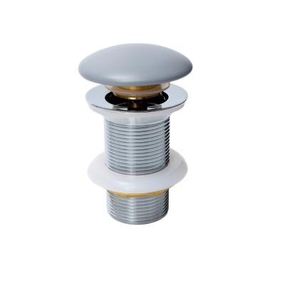 Донный клапан Gid без перелива  Gmh100 74401K серый матовый 7x7x10