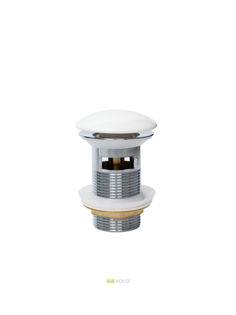 Донный клапан Gid с переливом Wh100-1 71102K белый 7x7x10