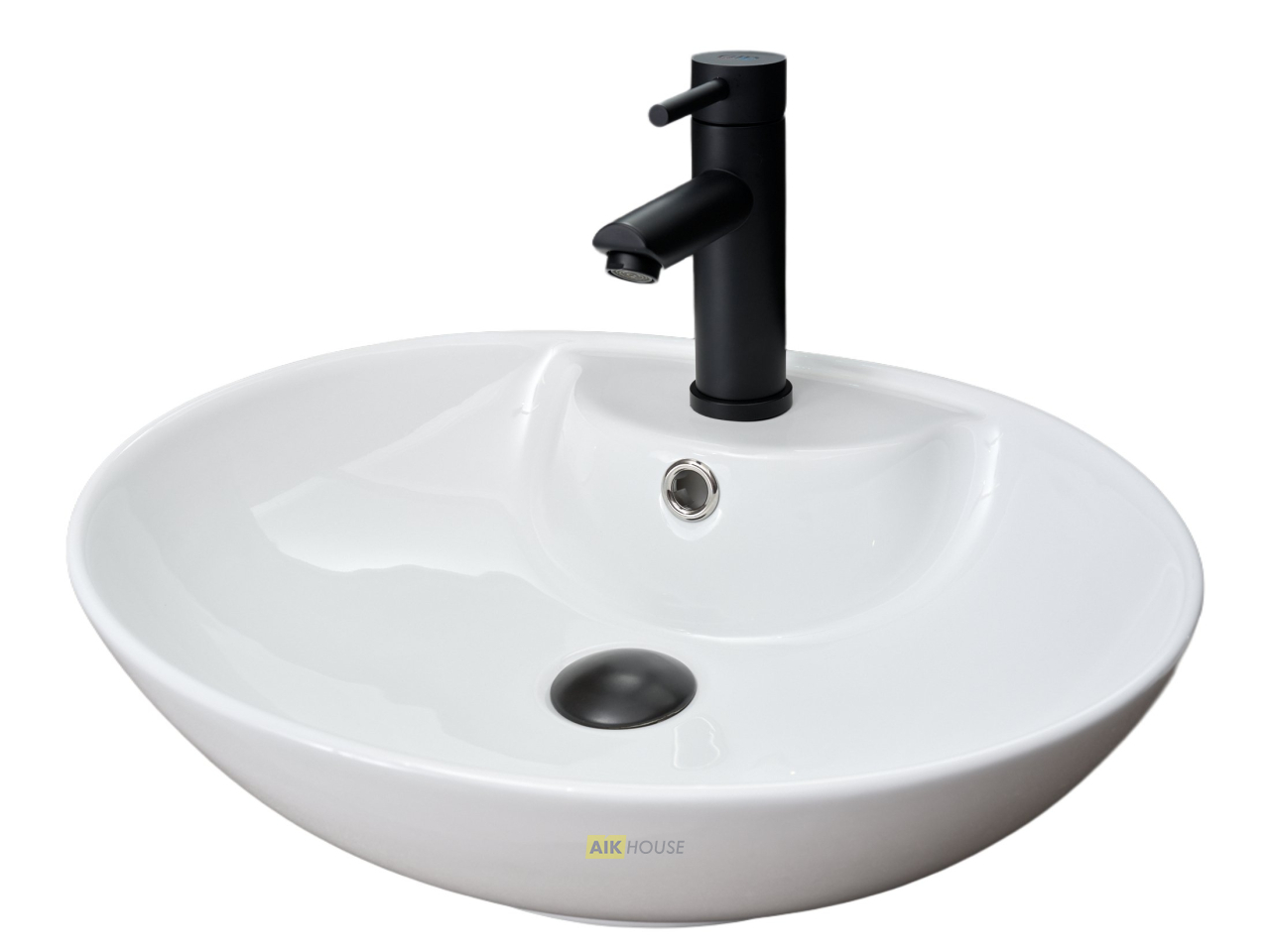 Раковина Gid N9005 51206 накладная белая 51x41x15