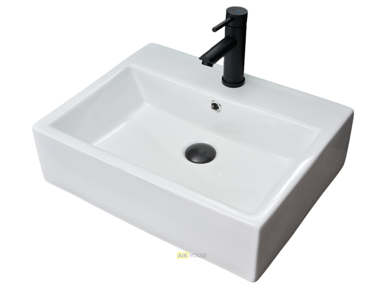 Раковина Gid N9153 51215 накладная белая 53x41x15
