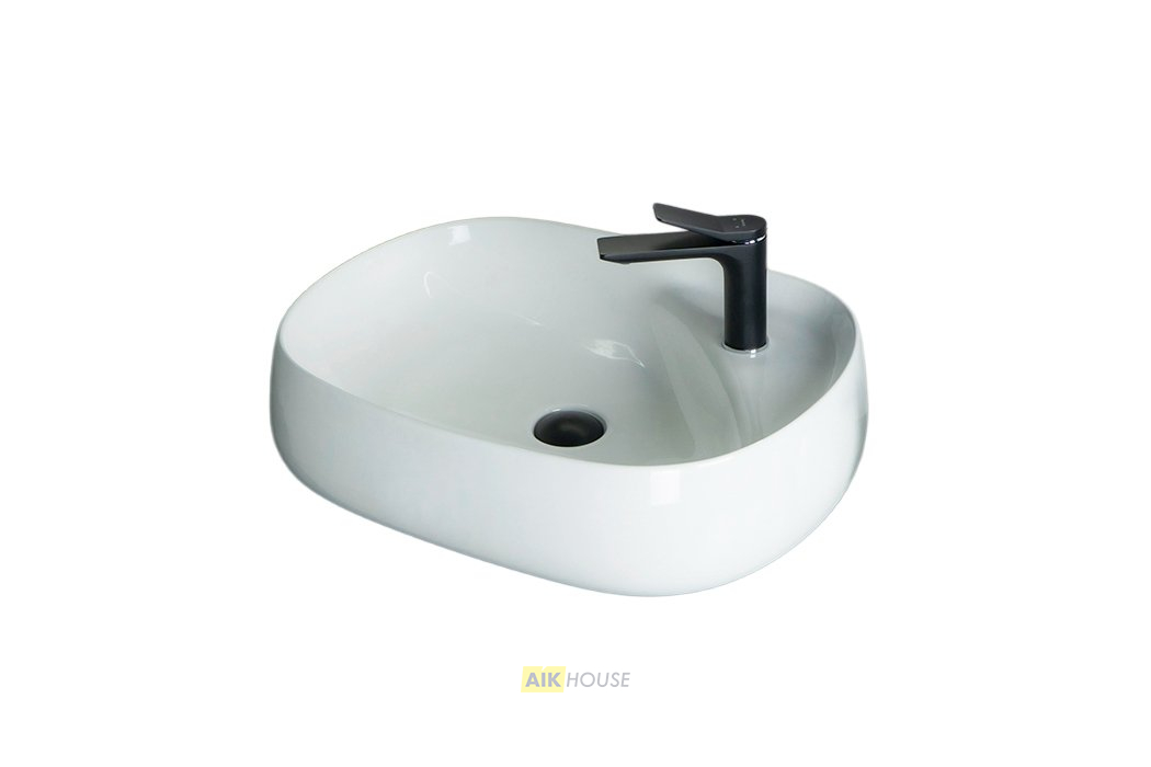 Раковина Gid N9048 51185 накладная белая 59x46x15