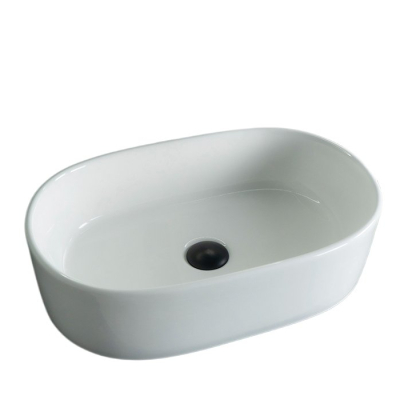 Раковина Gid N9025 51111 накладная белая 56x35x14