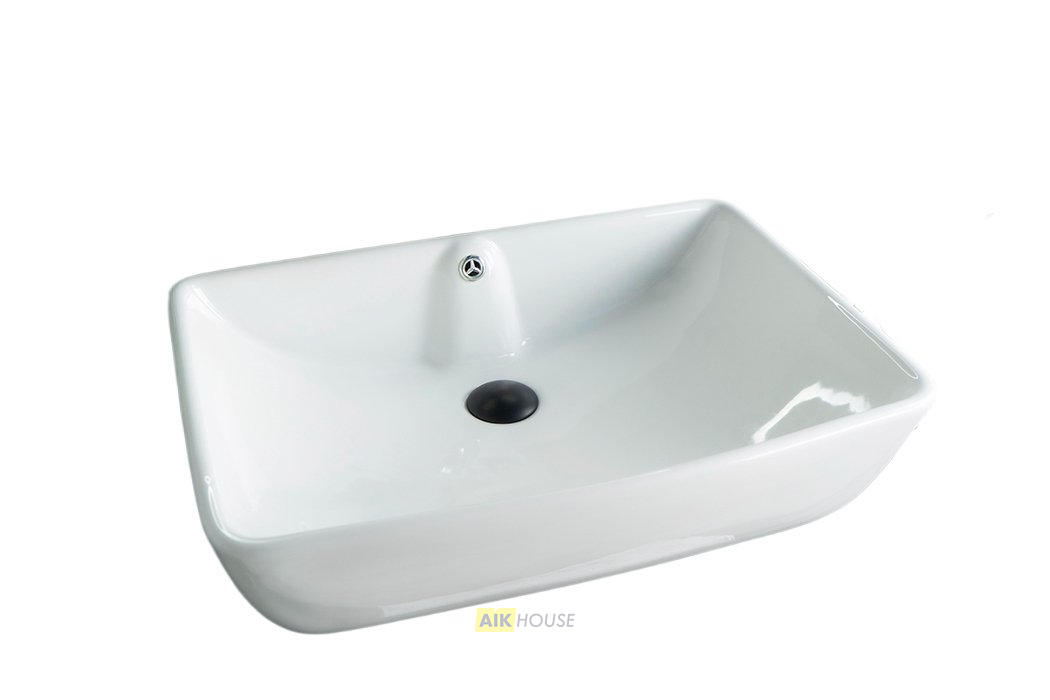 Раковина Gid N9121 51123 накладная белая 59x42x15.5