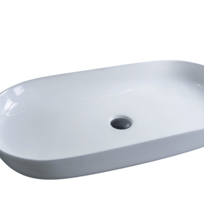 Раковина Gid N9348 51200 накладная белая 81x41x14