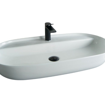 Раковина Gid N9347 51190 накладная белая 81x41x14