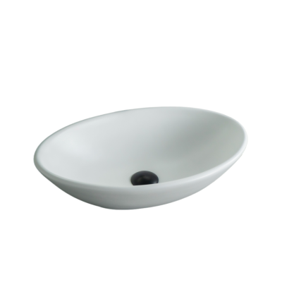 Раковина Gid Wm9021 51193 накладная белый матовый 52x32x14
