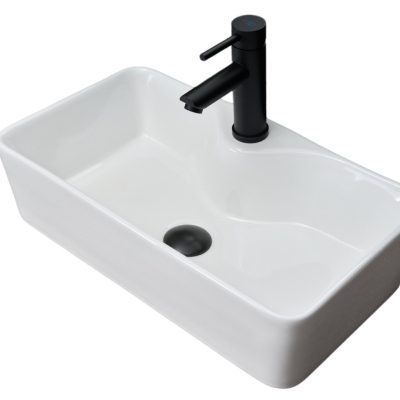 Раковина Gid N9092 51202 накладная белая 55x31x14