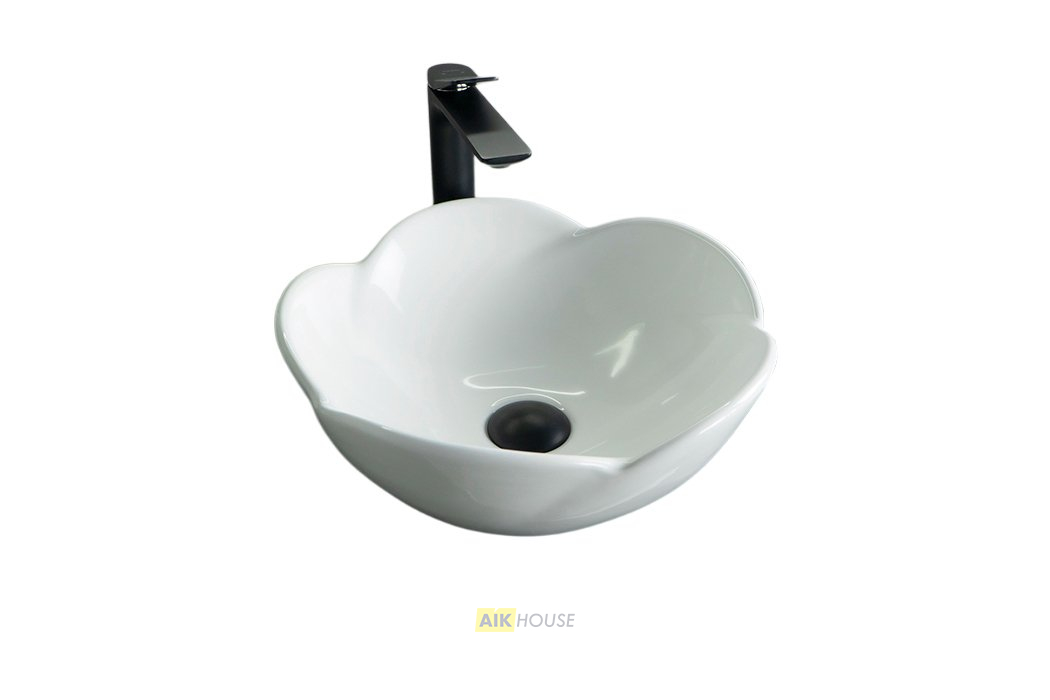 Раковина Gid N9078 51162 накладная белая 38.5x38.5x17