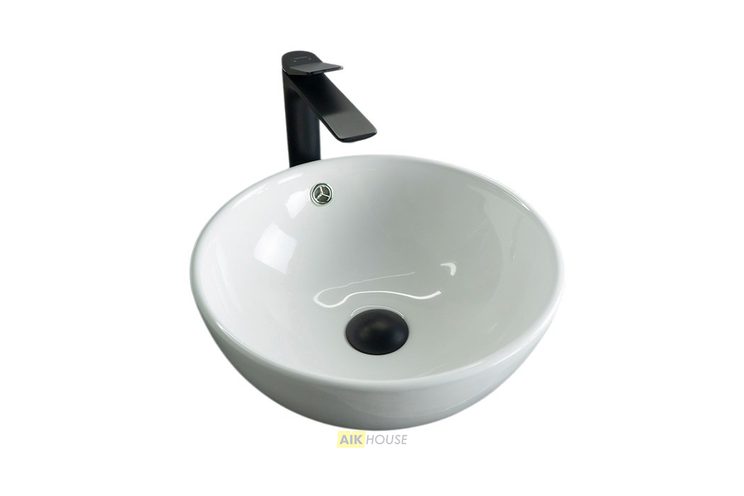 Раковина Gid N9002 51102 накладная белая 38.5x38.5x15