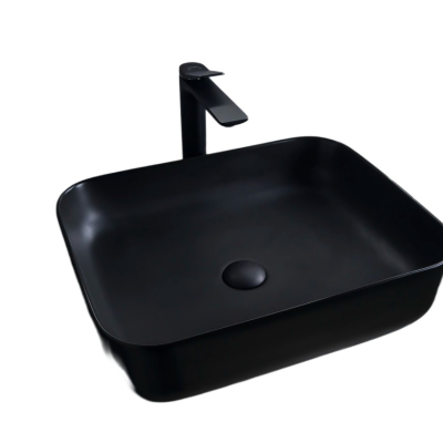 Раковина Gid Bm1304 53350 накладная черная матовая 50x39x13