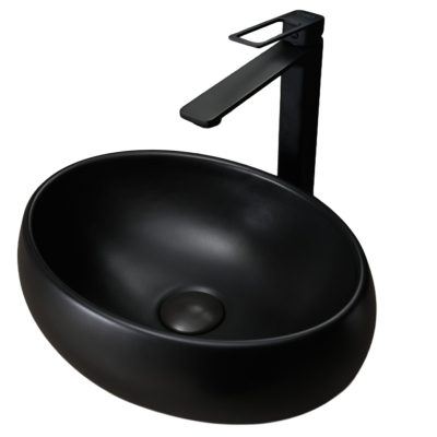 Раковина Gid Bm9030ds 53384 накладная черная матовая 40x30x13.5
