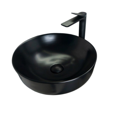 Раковина Gid Nc911 52224 накладная черная матовая 41.5x41.5x13.5