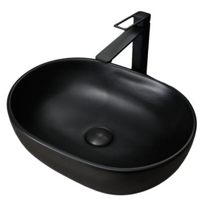 Раковина Gid Bm9026b 53370 накладная черная матовая 48x35x13.5