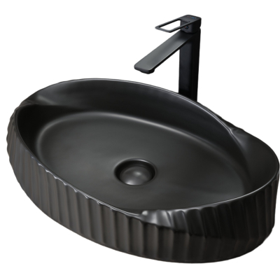 Раковина Gid Bm888 53358 накладная черная матовая 60x38.5x13.5
