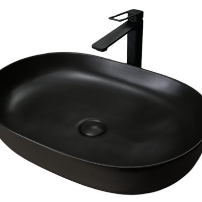 Раковина Gid Bm1348 53355 накладная черная матовая 61x41x13.5