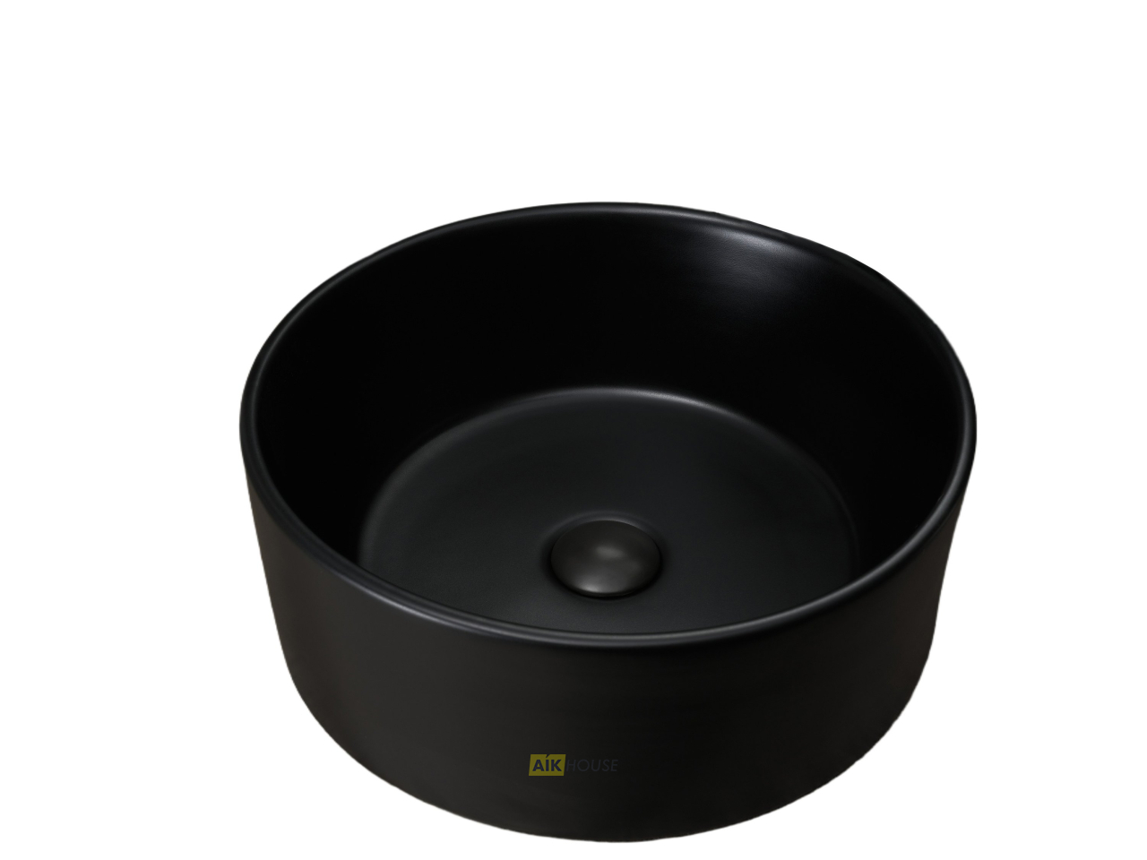 Раковина Gid Bm9011 53368 накладная черная матовая 40x40x15
