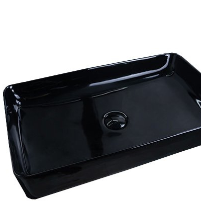 Раковина Gid BL9396 53346 накладная черная глянцевая 60x34x11