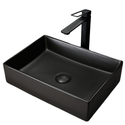 Раковина Gid Bm1204 53360 накладная черная матовая 45x32x11