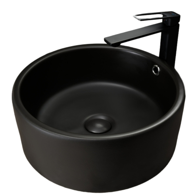 Раковина Gid N9130bg 53382 накладная черная графит 41.5x41.5x16.5