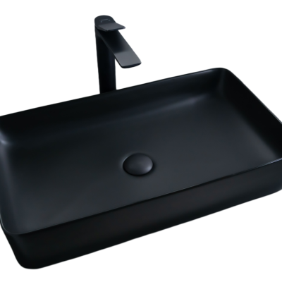Раковина Gid Bm9396 53344 накладная черная матовая 60x34x11