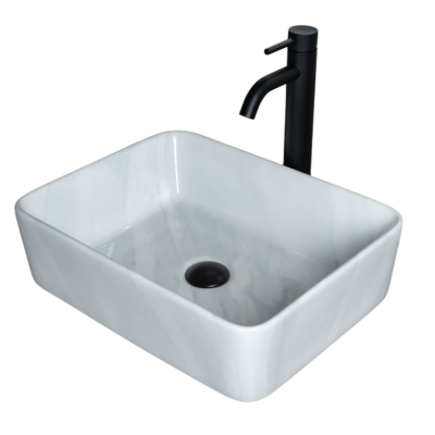 Раковина Gid Mnc600 54459 накладная под камень глянцевая 48x37x13