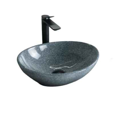 Раковина Gid Mnc331 54430 накладная под камень глянцевая 41x34x15